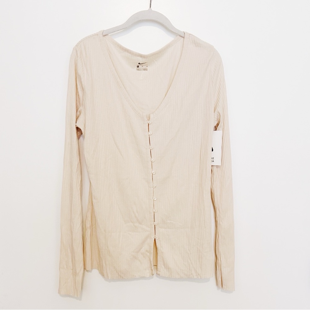 Nike Yoga Ribbed Cardigan - Picture 2 of 7